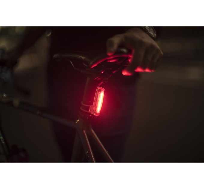 Мигалка задняя Knog Plus Rear 20 Lumens, полупрозрачная