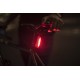 Мигалка задняя Knog Plus Rear 20 Lumens, полупрозрачная