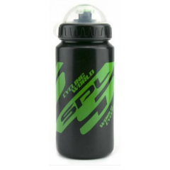 Фляга SPELLI SWB-528-M, з кришкою, 600 мл, чорно-зелена