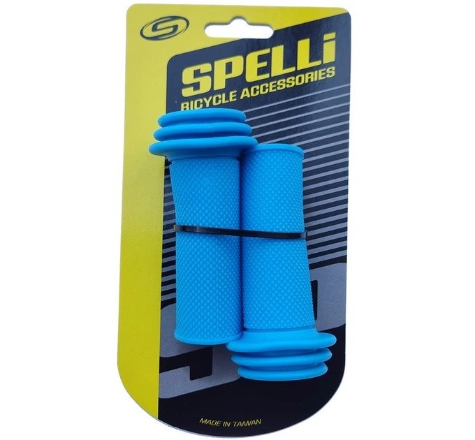 Гріпси SPELLI SBG-688 90мм, з упором, сині Гріпси SPELLI SBG-688 90мм, з упором, сині