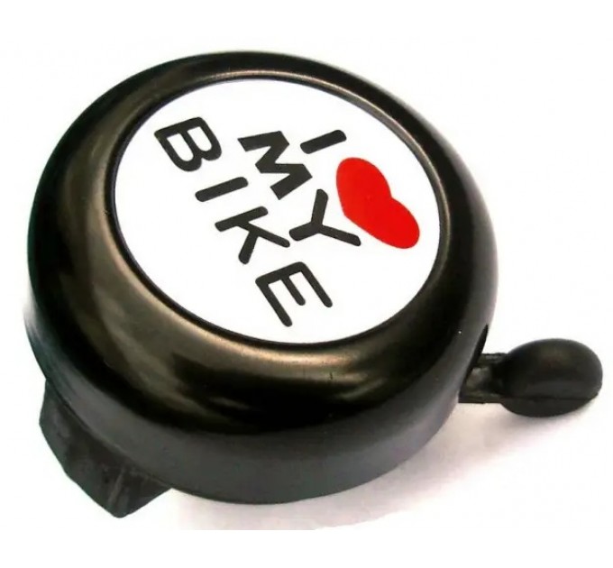 Дзвінок Spelli "love my Bike", чорний