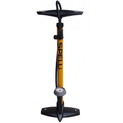 Насос підлоговий Spelli SPM-155P з манометром, жовтий