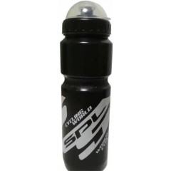 Фляга Spelli SWB-528-L ЧЕРНАЯ с белым, 800мл