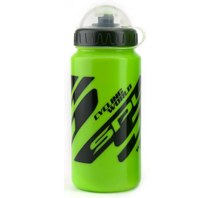 Фляга SPELLI SWB-528-M, 600 мл, зелено-чорна