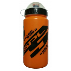 Фляга SPELLI SWB-528-M, 600 мл, помаранчево-чорна