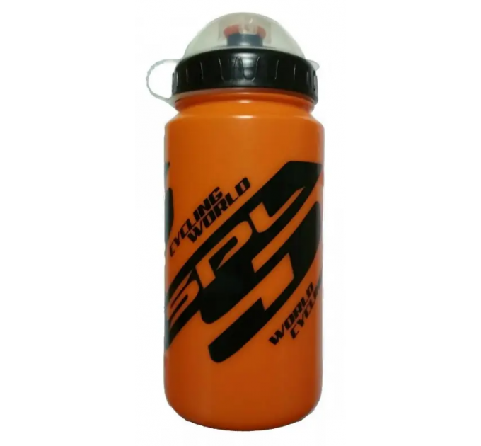 Фляга SPELLI SWB-528-M, 600 мл, оранжево-черная