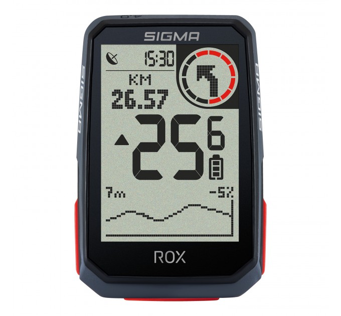 Велокомп'ютер бездротовий Sigma Sport ROX 4.0 Black, чорний