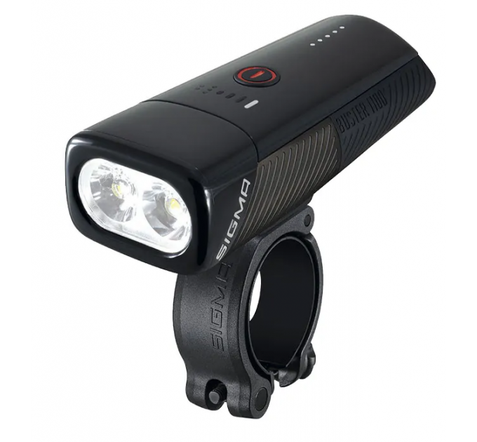 Переднє світло Sigma Sport Buster 1100, чорний