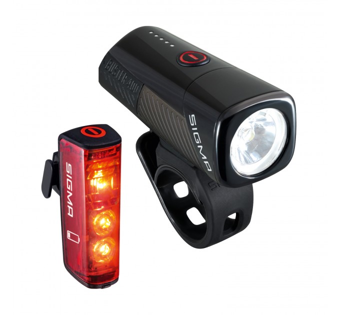 Комплект світла Sigma Sport Buster 400/Blaze Flash K-Set чорний