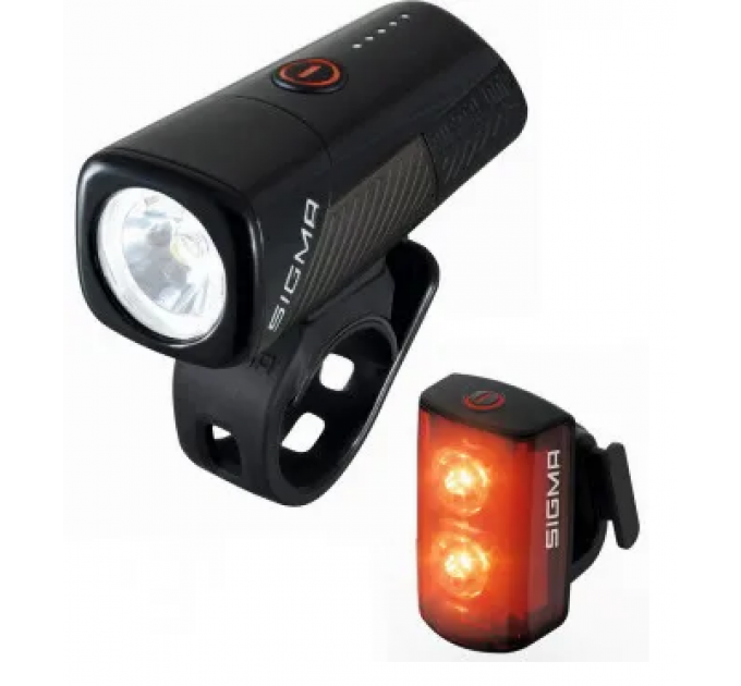 Комплект світла Sigma Sport Buster 400/Buster RL 80 K-Set чорний