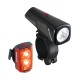 Комплект света Sigma Sport Buster 800/Buster RL 80 K-Set, черный