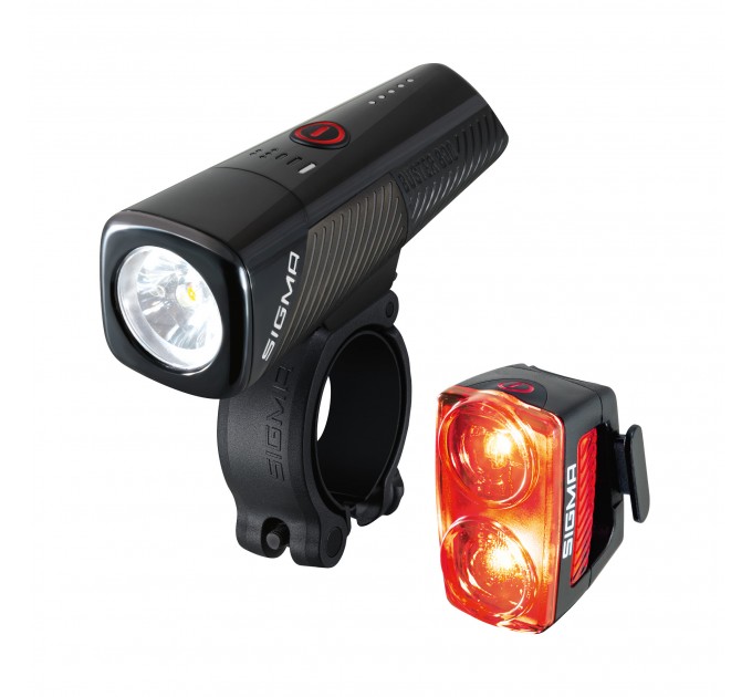 Комплект світла Sigma Sport Buster 800/Buster RL 150 K-Set чорний