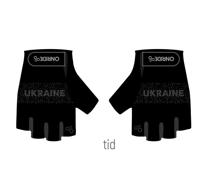 Перчатки ONRIDE TID 20 Ukraine, XXL, черный