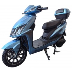 Велосипед 12"/10" Corso Warrior 72V 30Ah 2000W 2026 блакитний