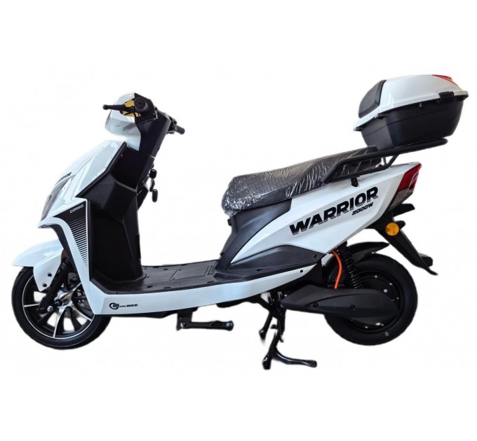 Велосипед 12"/10" Corso Warrior 72V 30Ah 2000W 2026 білий