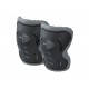 Комплект дитячих наколінників та налокітників KLS Kiter pads L чорний