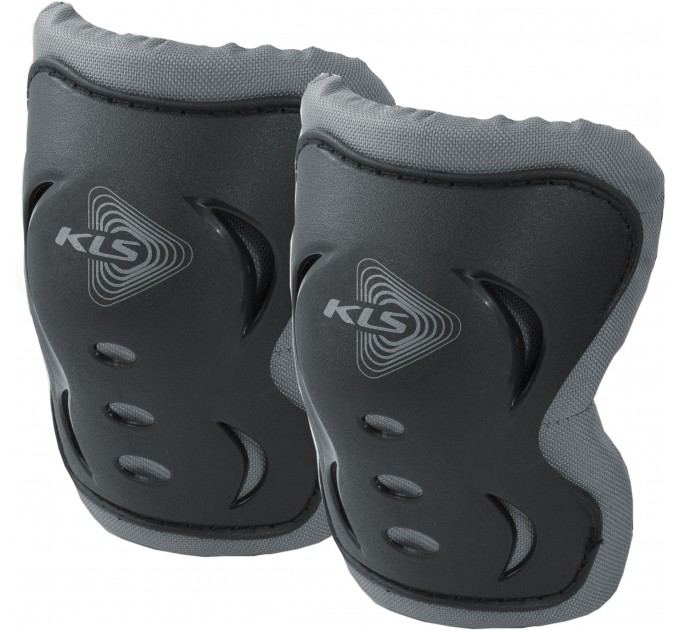 Комплект дитячих наколінників та налокітників KLS Kiter pads S чорний