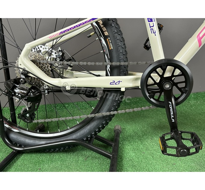 Велосипед AL 24" Formula THOR DD CS 2025 бело-розовый