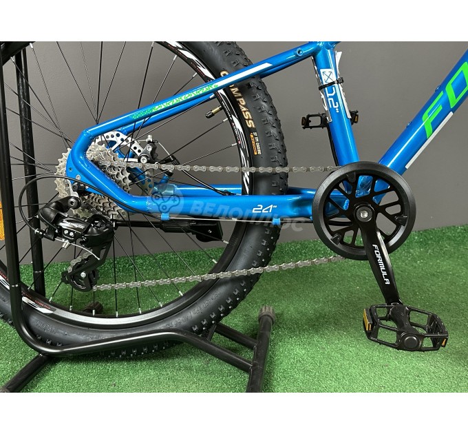 Велосипед AL 24" Formula THOR DD CS 2025 синьо-зелений