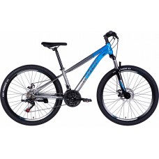 Велосипед ST 26" SPACE MARS DD FR 2025 сине-серебристый