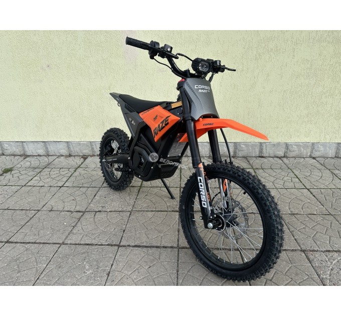 Велосипед 17"/14" Corso Raze M5 72V 25Ah 2500W 2026 чорно-помаранчевий