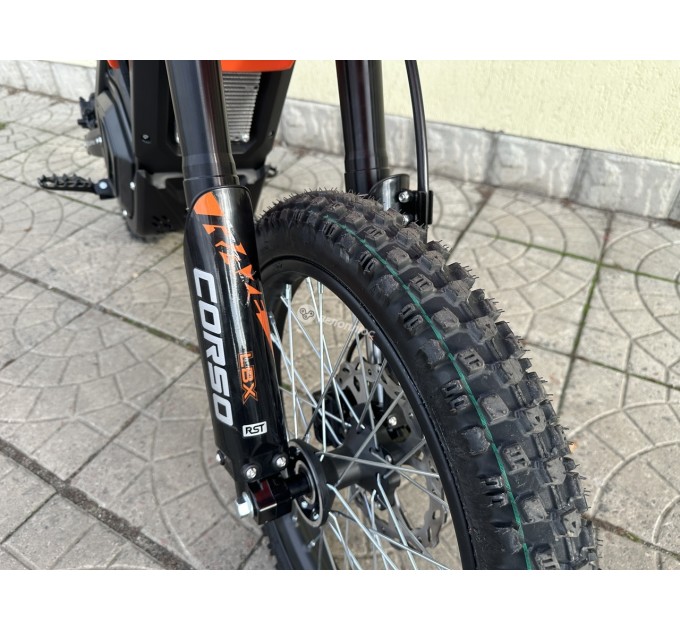 Велосипед 17"/14" Corso Raze M5 72V 25Ah 2500W 2026 чорно-помаранчевий