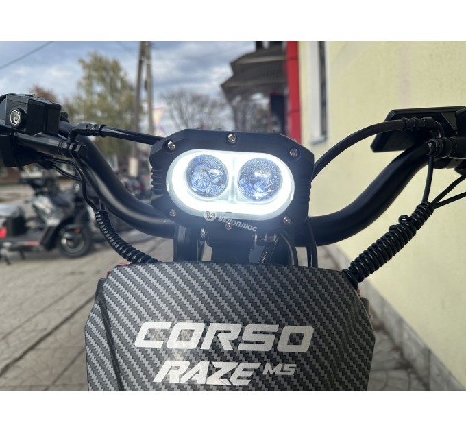Велосипед 17"/14" Corso Raze M5 72V 25Ah 2500W 2026 чорно-помаранчевий