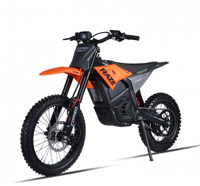 Велосипед 17"/14" Corso Raze M5 72V 25Ah 2500W 2026 чорно-помаранчевий