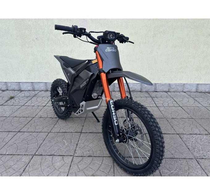 Велосипед 17"/14" Corso Raze M9 72V 25Ah 2500W 2026 чорний