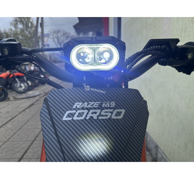Велосипед 17"/14" Corso Raze M9 72V 25Ah 2500W 2026 чорний