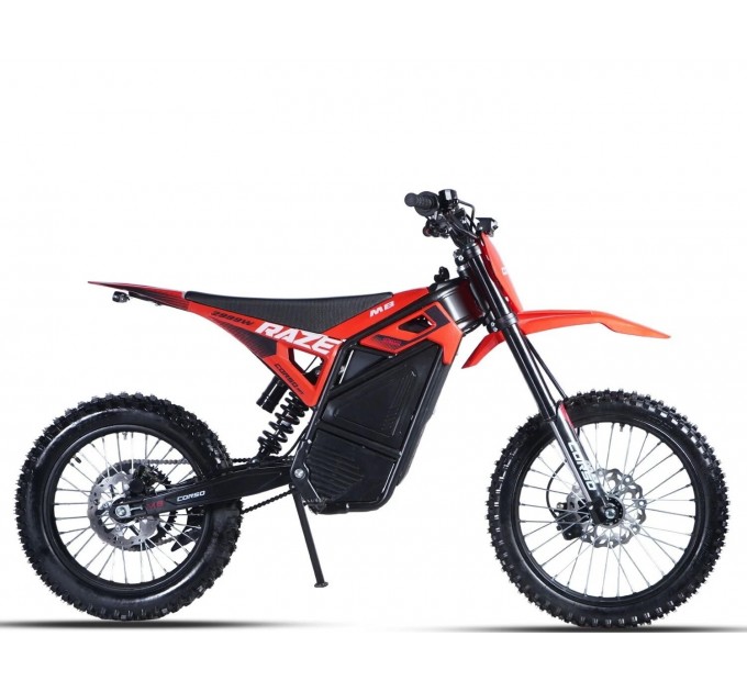Велосипед 19"/17" Corso Raze M8 72V 35Ah 2999W 2026 чорно-червоний
