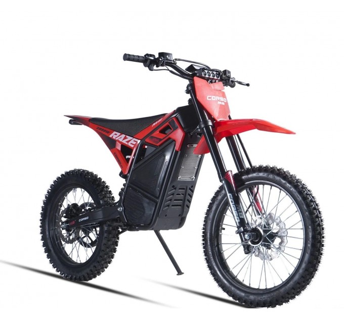 Велосипед 19"/17" Corso Raze M8 72V 35Ah 2999W 2026 чорно-червоний