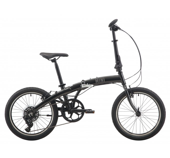 Велосипед 20" Pride MINI 8 2025 темно-сірий