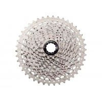 Кассета инд. 10-k 11-46T SUN RACE MS2 MTB, стальной паук, Metallic Silver