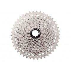 Касета інд. 10-k 11-46T SUN RACE MS2 MTB, сталевий павук, Metallic Silver