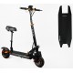 Скутер 10" Best Scooter з сидінням 48V 17.5Ah 2х1200W 2026 чорно-помаранчевий