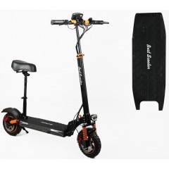 Скутер 10" Best Scooter з сидінням 48V 17.5Ah 800W 2026 чорно-помаранчевий