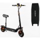 Скутер 10" Best Scooter з сидінням 48V 17.5Ah 800W 2026 чорно-помаранчевий