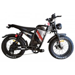 Велосипед ST 20+" Corso Komodo Pro 48V 21AH 1000W 2026 чорно-червоний