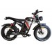Велосипед ST 20+" Corso Komodo Pro 48V 21AH 1000W 2026 чорно-червоний