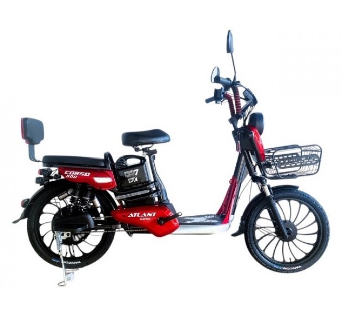 Велосипед ST 20" Corso Atlant 48V 20AH 800W 2026 червоний