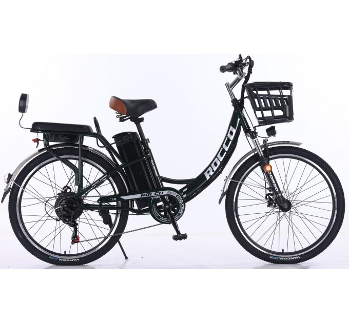 Велосипед ST 26" Corso ROCCO 48V 20AH 500W 2026 темно-зелений