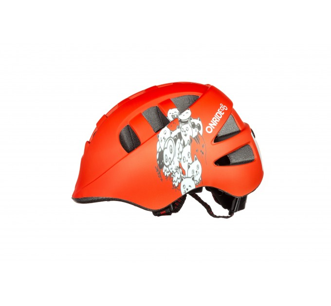 Шолом ONRIDE Bud 20, знайди сову, червоний