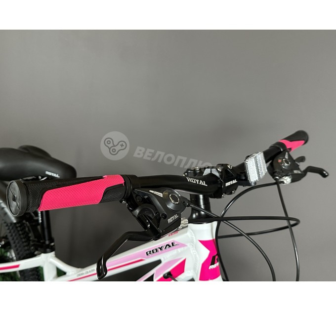 Велосипед AL 24" Royal CUBA 2025 біло-рожевий