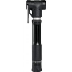 Насос компактний Crankbrothers STERLING S, 100 psi/7 bar, smart head, алюмінієвий чорний