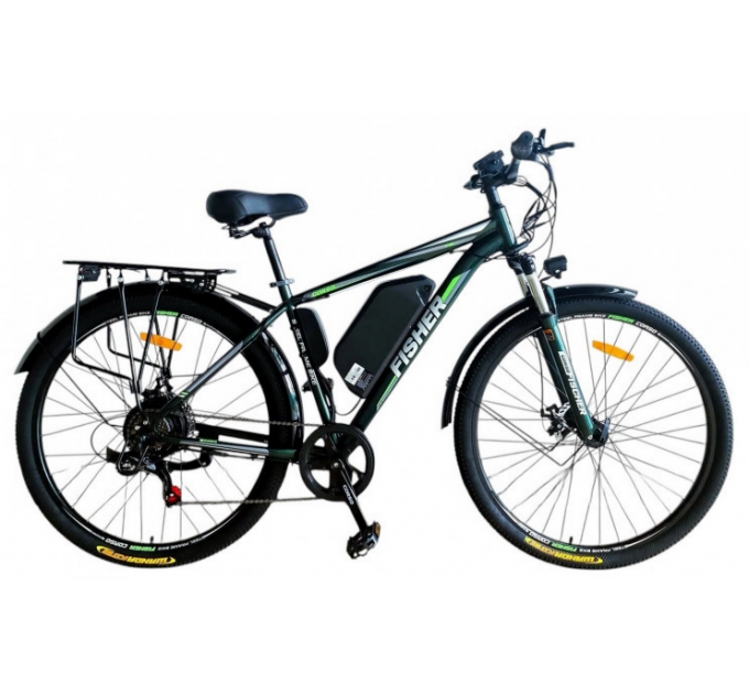 Велосипед ST 29" Corso FISHER 48V 15Ah 500W 2025 зелений