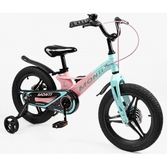 Велосипед MG 16" Corso MONTI 2026 рожево-бірюзовий