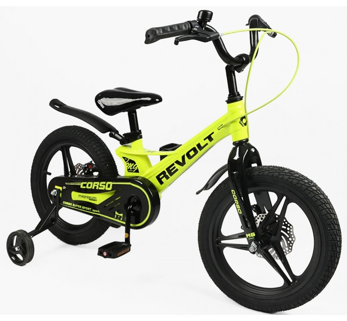 Велосипед MG 16" Corso REVOLT 2026 жовтий