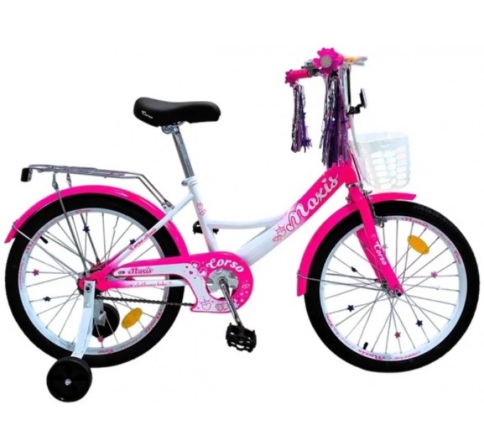 Велосипед ST 18" Corso MAXIS 2026 біло-рожевий