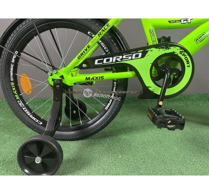 Велосипед ST 18" Corso MAXIS 2026 салатовий